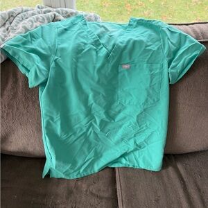 Figs Catarina Surgical Green Scrub Top